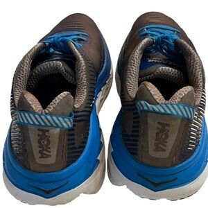 Hoka One One Blue and Brown Athletic Shoes with Cushioned Midsole Size 12.5